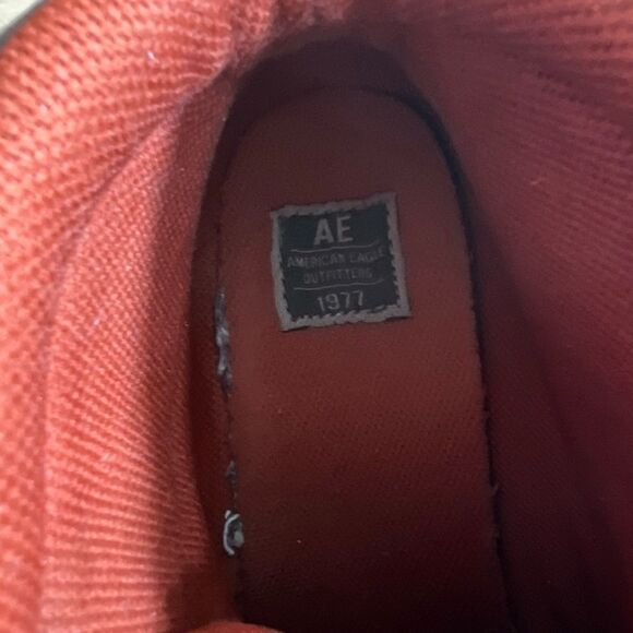 VTG women’s American Eagle Brown Leather Boots with Orange Laces - Picture 6 of 7